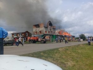 пожар Приморск